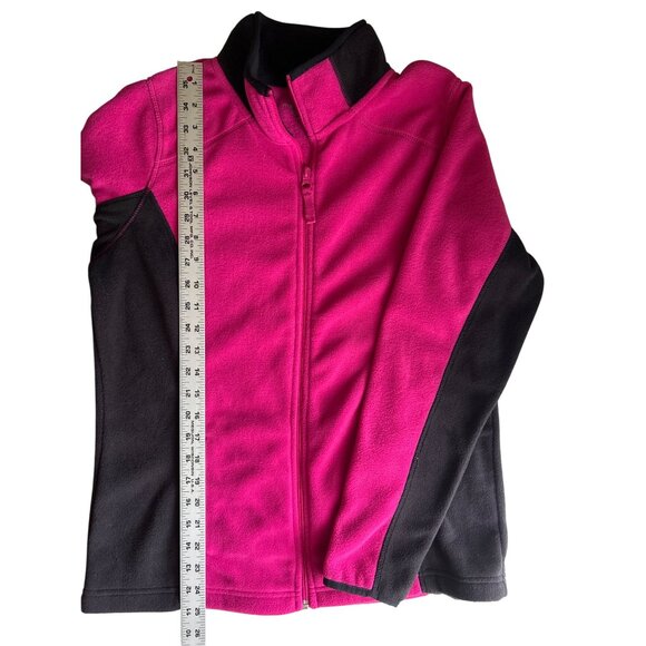 Made For Life Womens Medium Full Zip Fleece Jacket Pink & Black Everyday Jacket - Picture 6 of 6